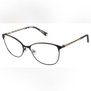 Balmain Black and Gold Women's Glasses